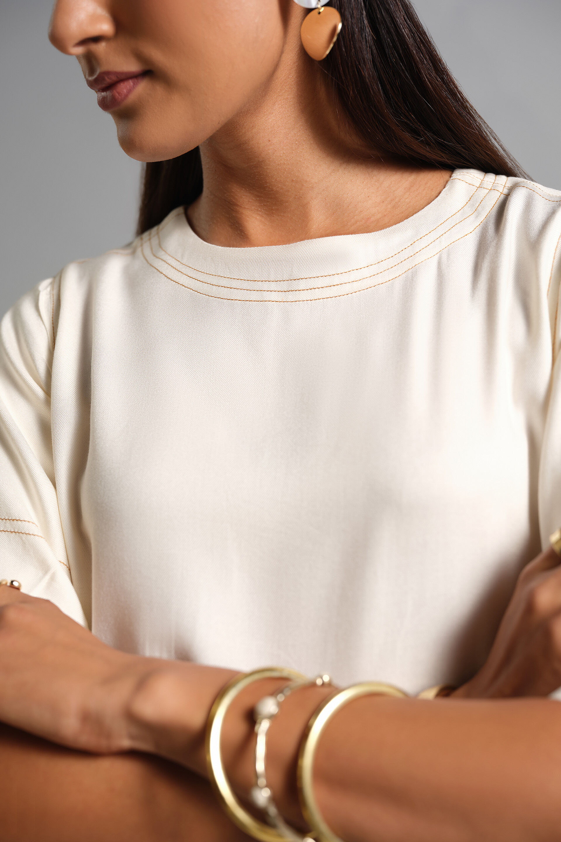 Time To Surf Off White Top, Off White, image 6